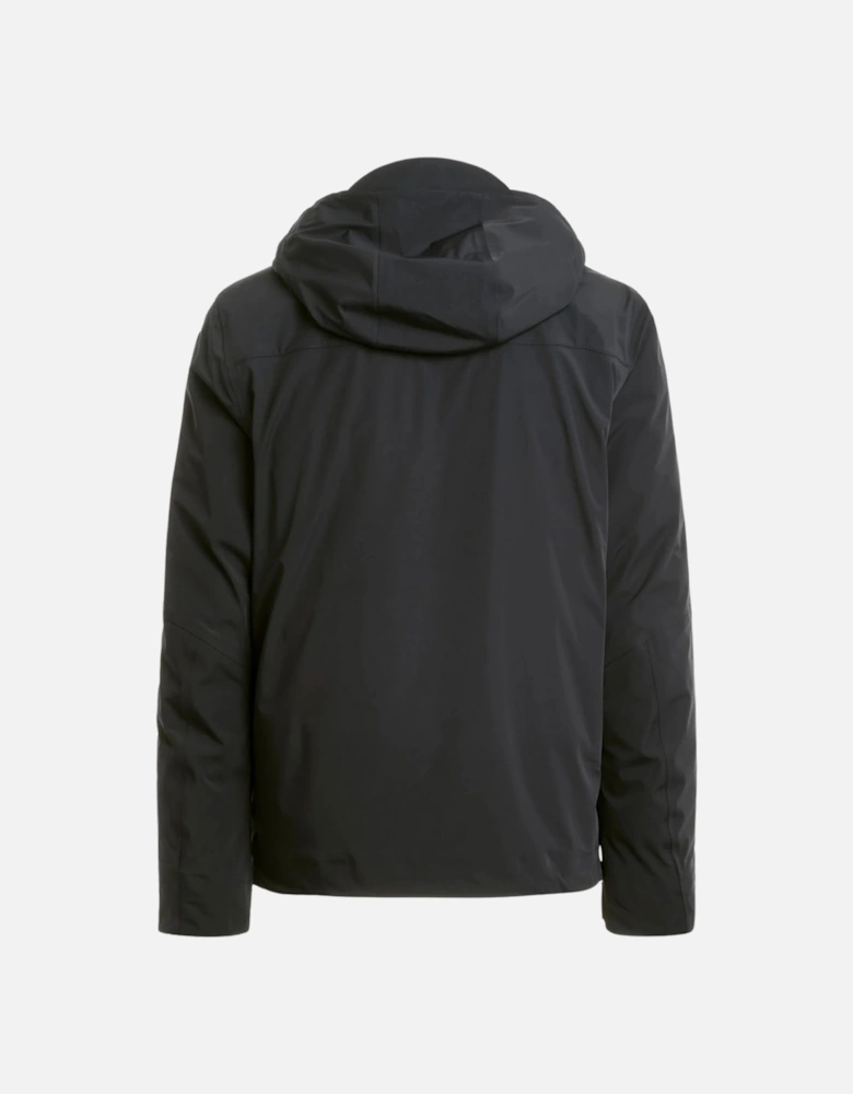 Tazio Two-In-One Black Down Jacket