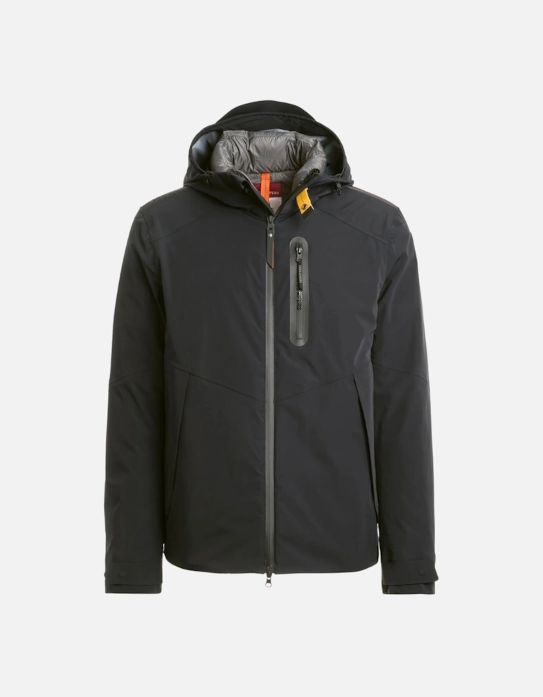 Tazio Two-In-One Black Down Jacket