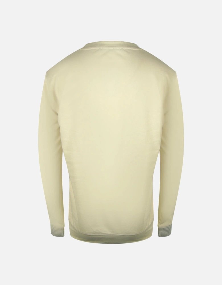 Cavalli Class Multi Logo Beige Sand Sweatshirt