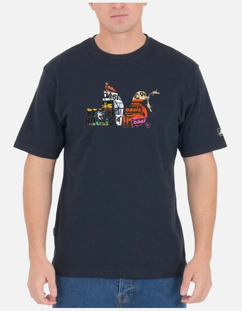 Oasis Poster Dove T Shirt Navy