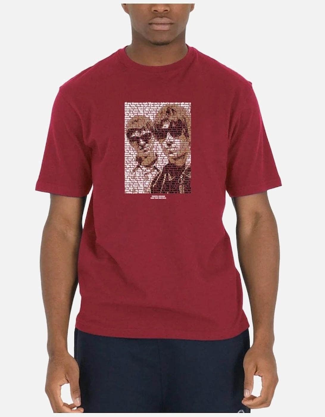 Oasis Brothers T Shirt Dark Red, 7 of 6
