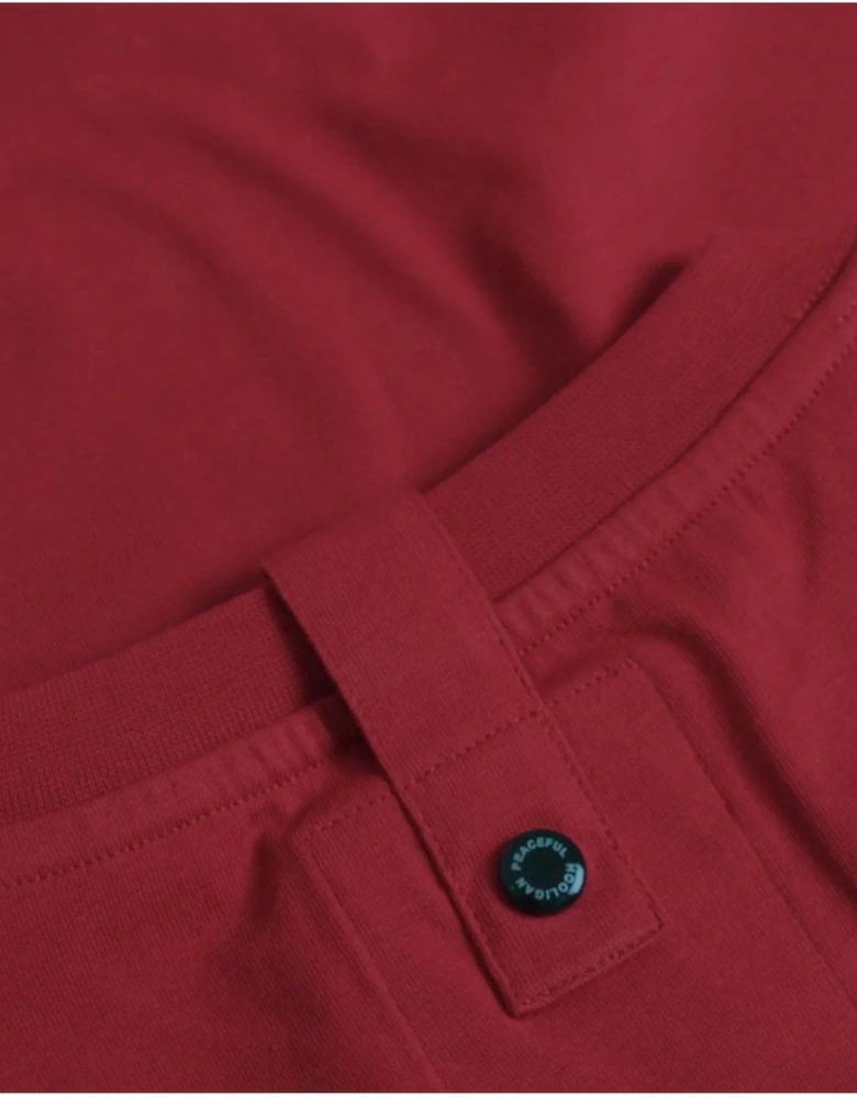Oasis Brothers T Shirt Dark Red