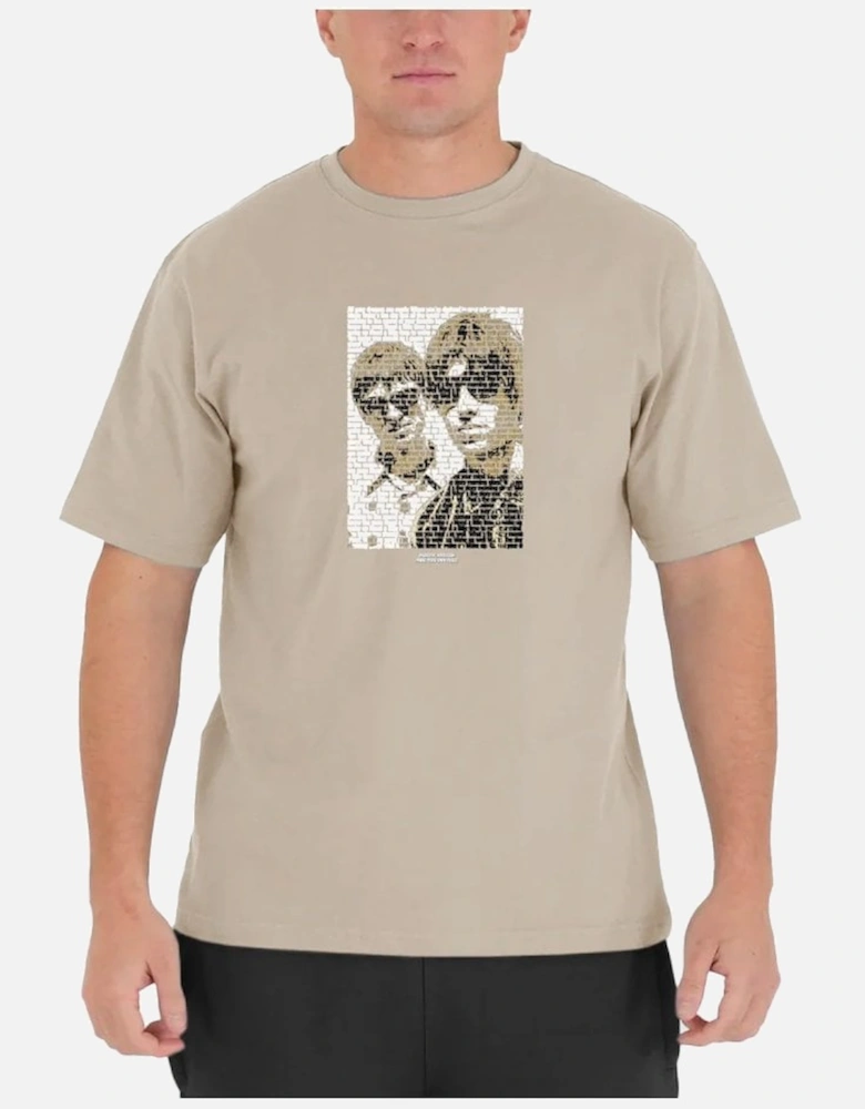 Oasis Brothers T Shirt Stone