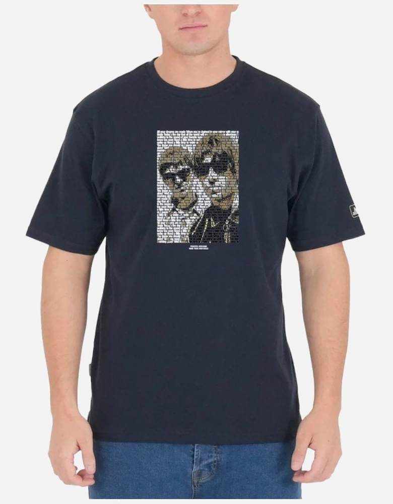 Oasis Brothers T Shirt Navy