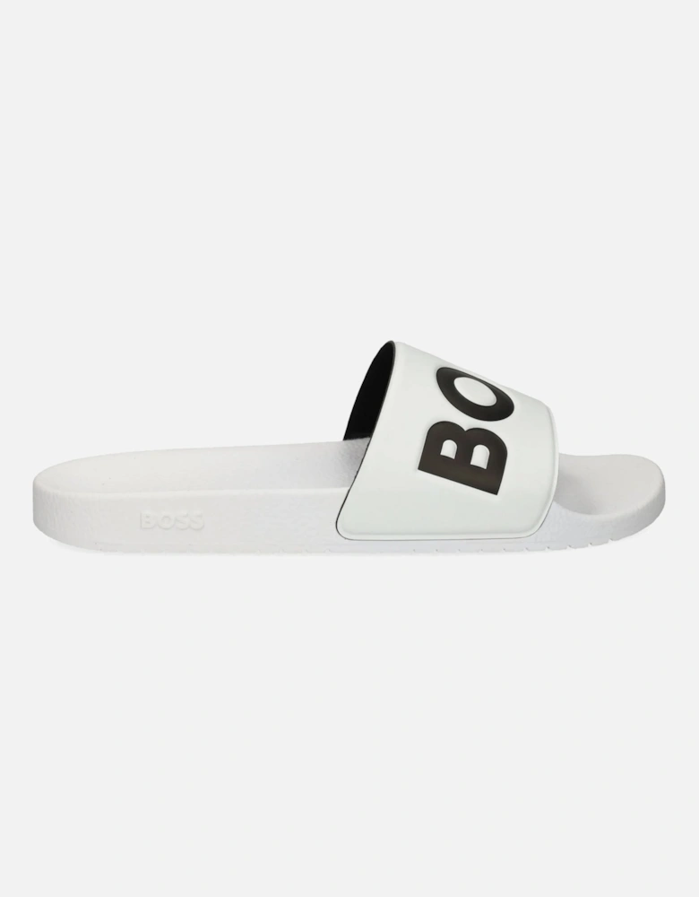 Aryeh Pool Sliders White