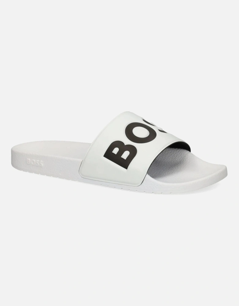 Aryeh Pool Sliders White