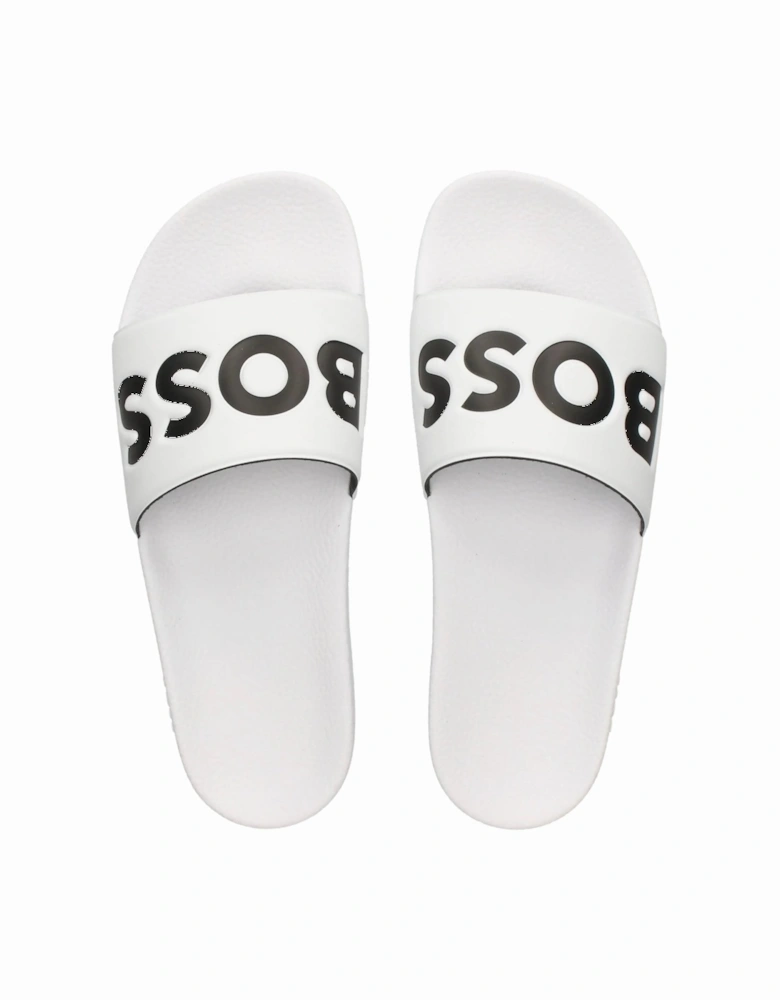Aryeh Pool Sliders White