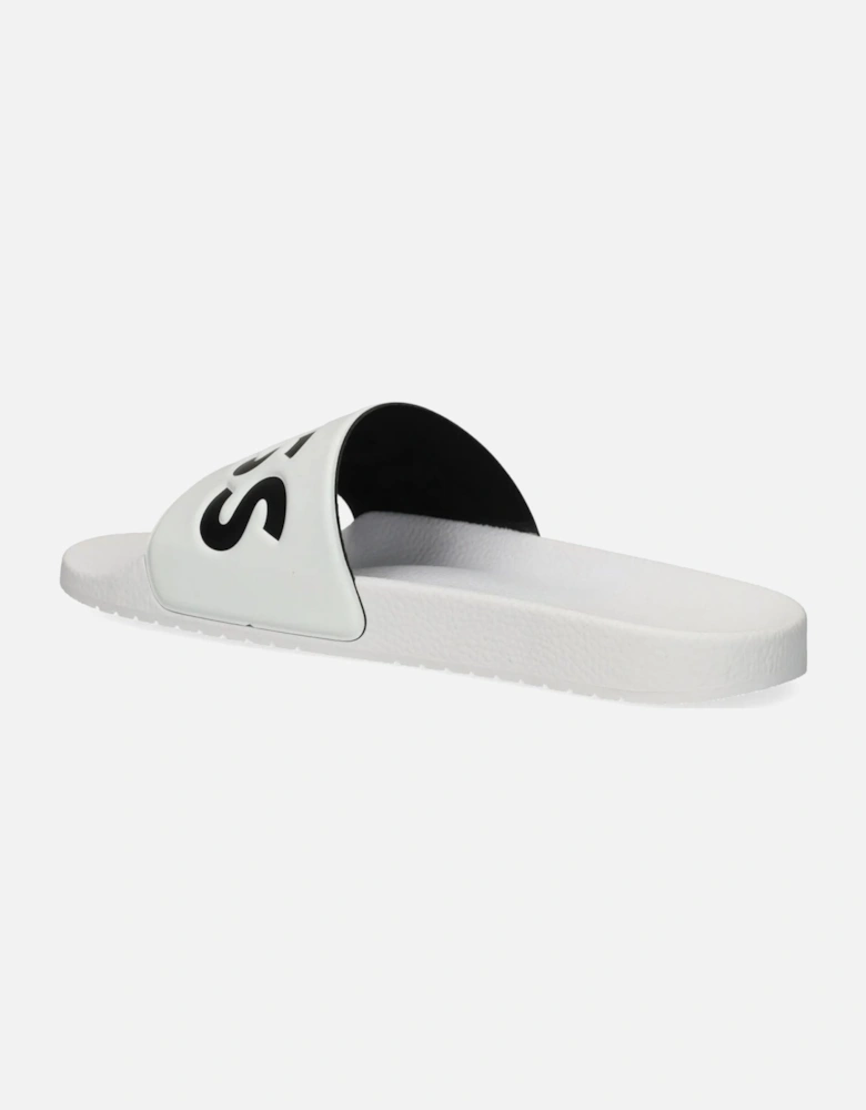 Aryeh Pool Sliders White