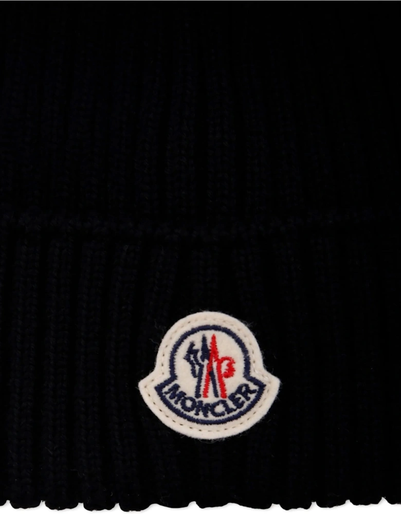 Kids Bobble Hat Black