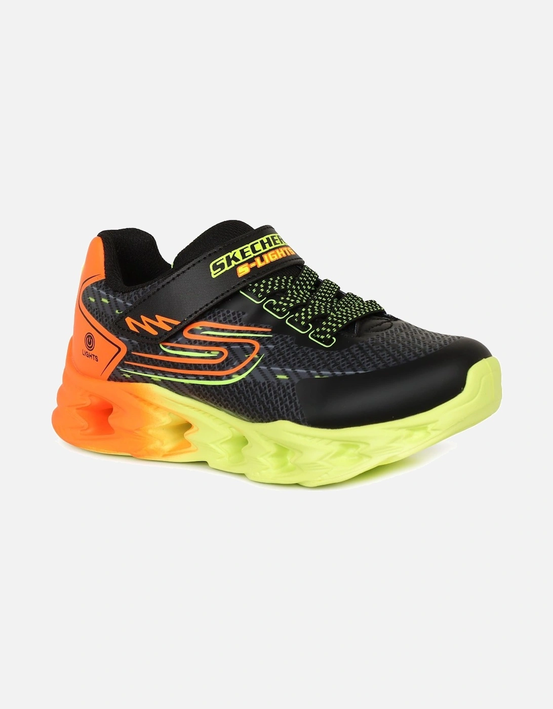 Skechers Boy's S Lights Vortex Boys Sports Trainers - Black - Size: 11.5