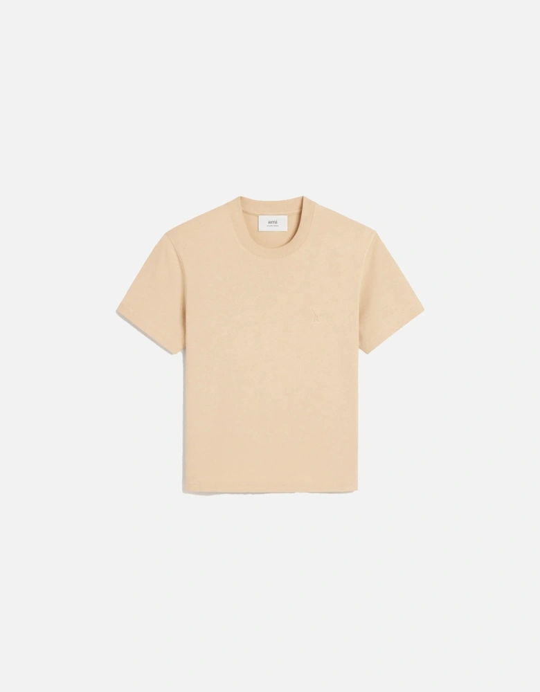 Beige Cotton Ami de Coeur T-Shirt