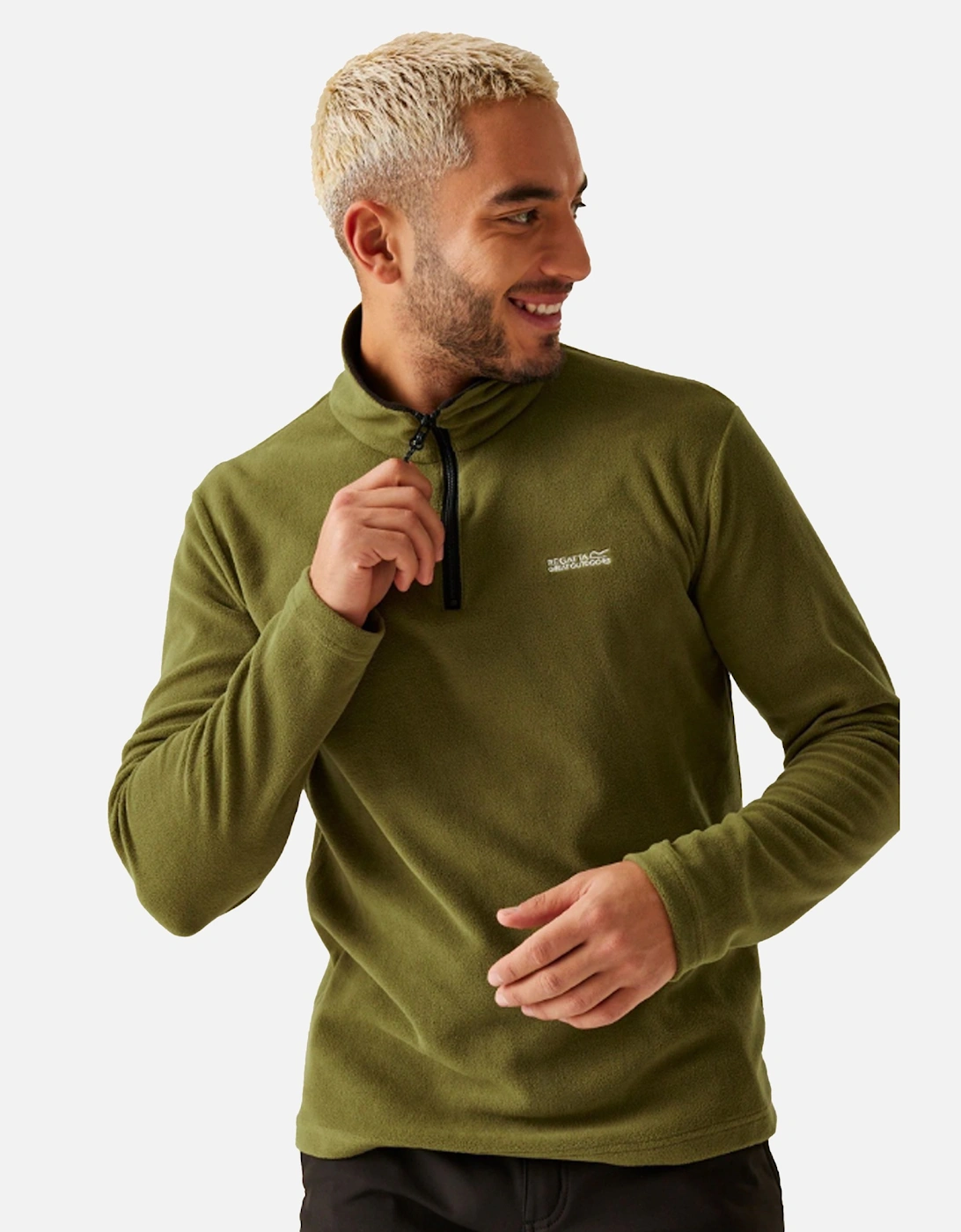 Great Outdoors Mens Thompson Half Zip Fleece Top