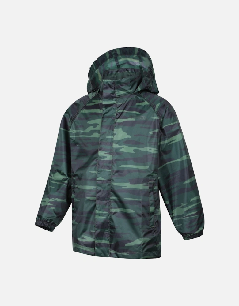 Childrens/Kids Pakka Camo Waterproof Jacket