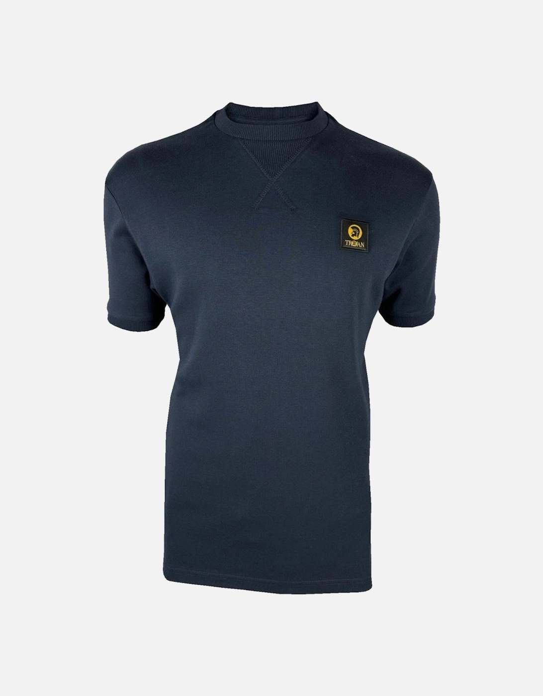 Heavy Interlock Badged Tee - Navy Blue, 3 of 2