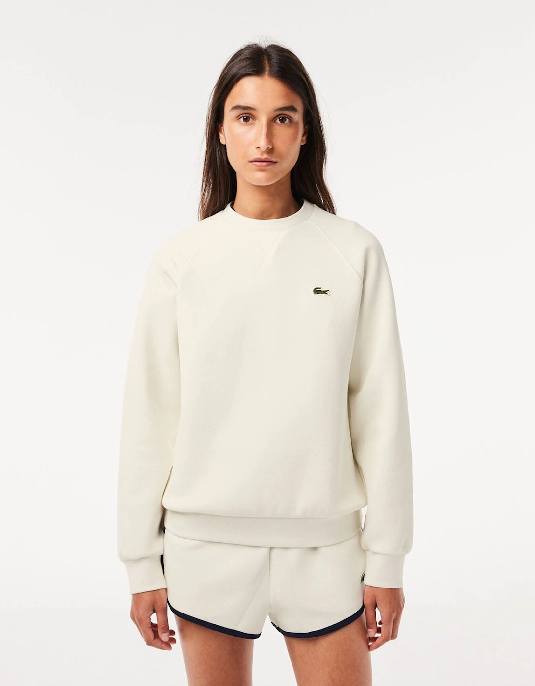 Crew Neck Double Sided Piqué Jogger Sweatshirt, 7 of 6