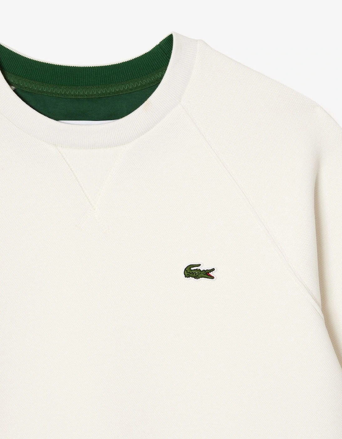 Crew Neck Double Sided Piqué Jogger Sweatshirt
