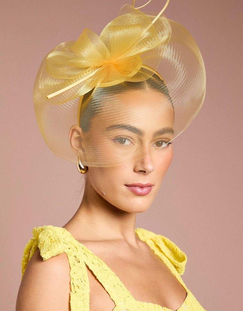Bow Detail Quill Fascinator