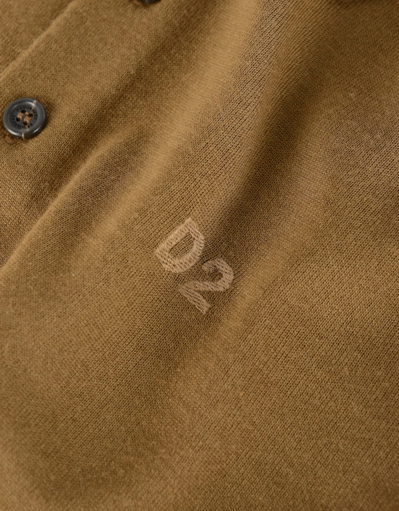 D2 Wool Polo Camel