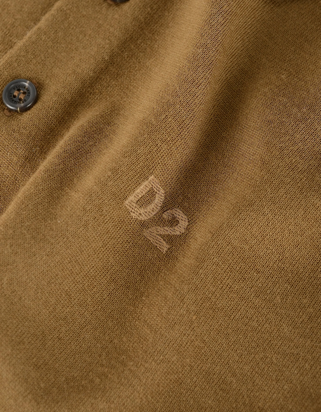 D2 Wool Polo Camel