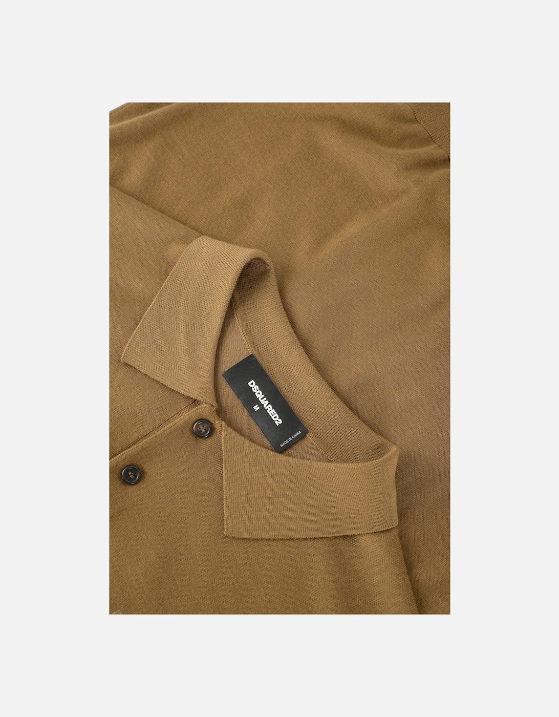 D2 Wool Polo Camel