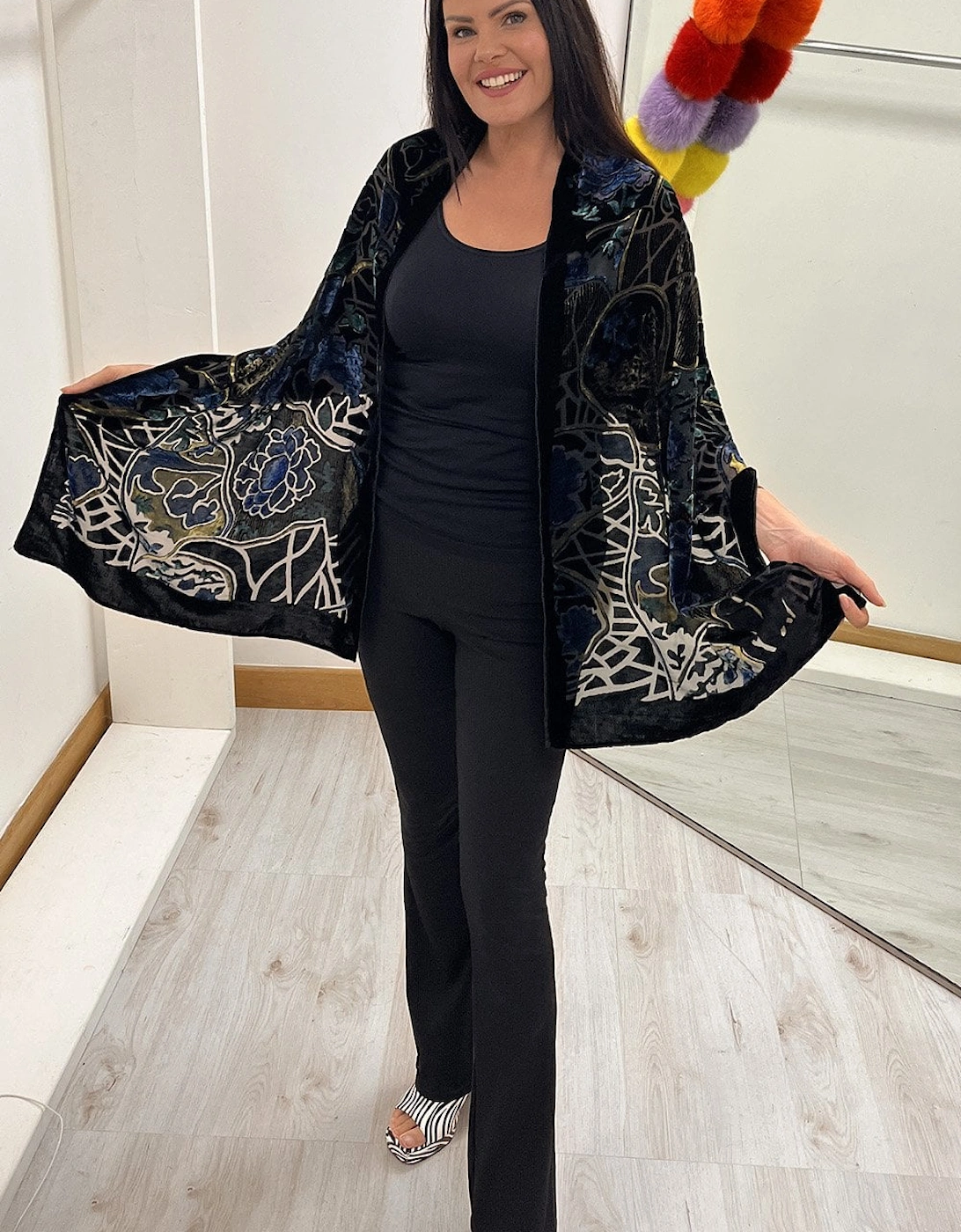 Silk Devore Scarf, 2 of 1