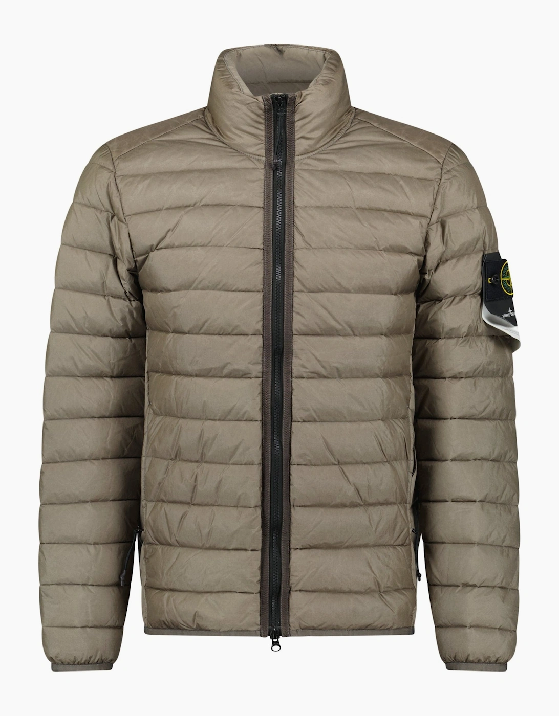 Men's Stone Island Loom Woven Chambers R-Nylon Down-Tc Jacket Brown - Size: 38/Regular