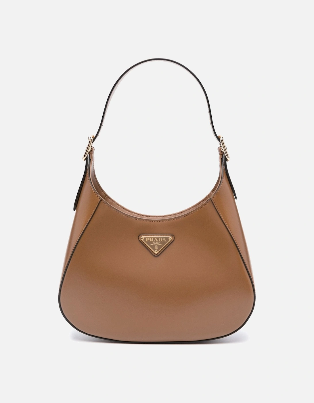 Leather Shoulder Bag in Coffee Brown, 5 of 4