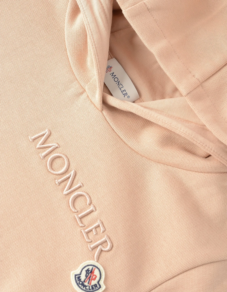 Kids Pullover Hooded Top Pink