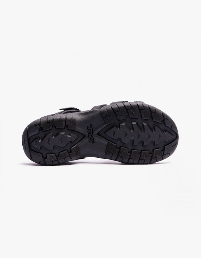 TIRRA Womens Strappy Sandals Black/Black