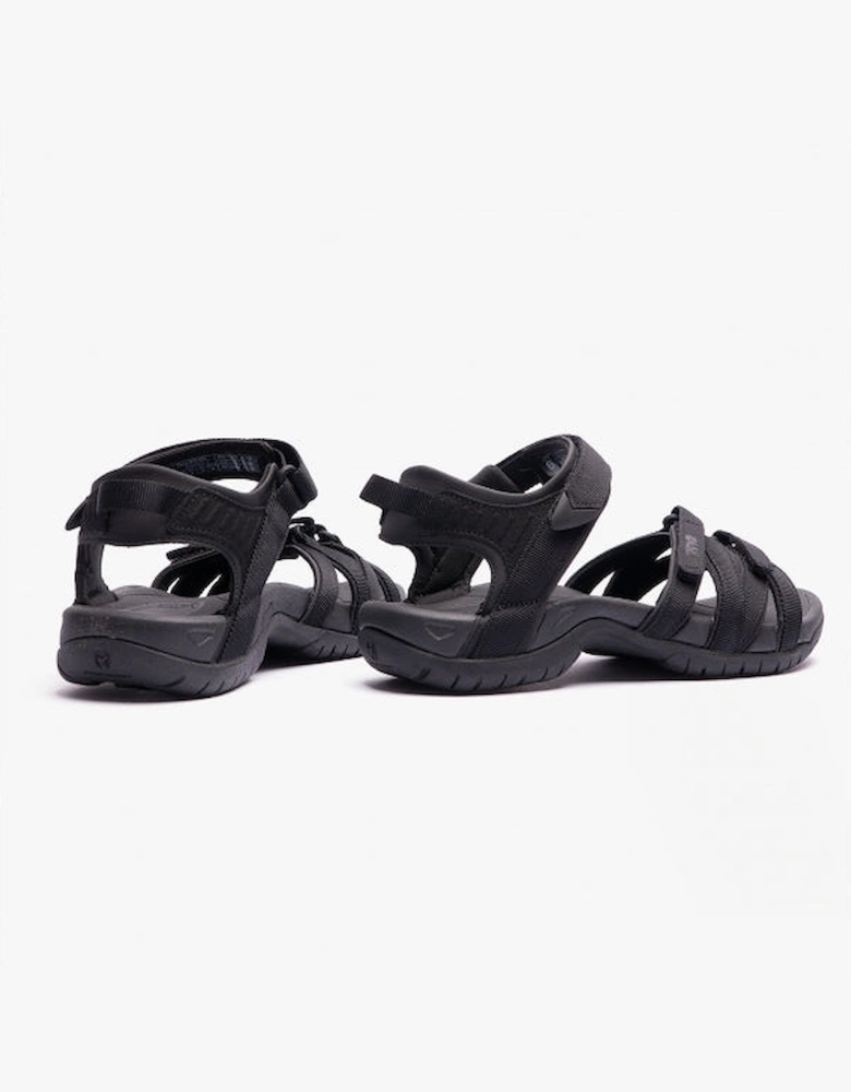 TIRRA Womens Strappy Sandals Black/Black