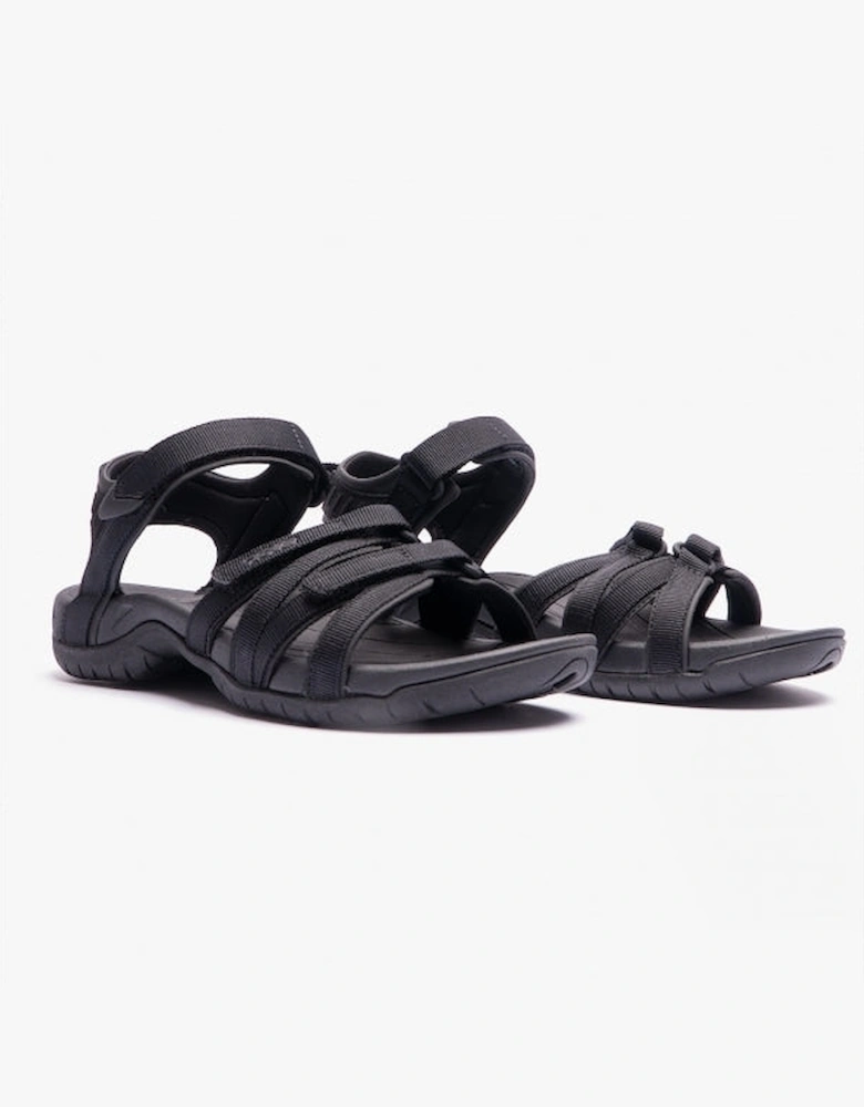 TIRRA Womens Strappy Sandals Black/Black