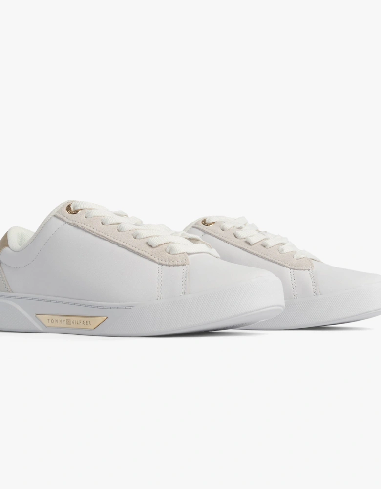 CHIC COURT Womens Trainers White