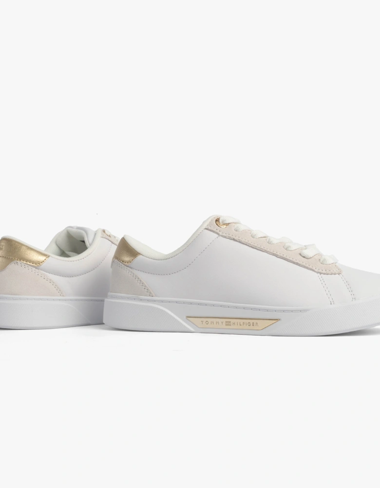 CHIC COURT Womens Trainers White