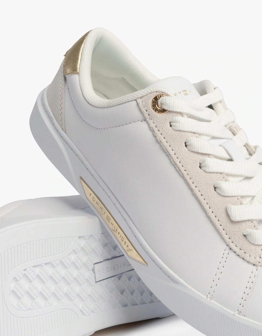 CHIC COURT Womens Trainers White