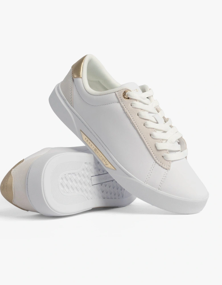 CHIC COURT Womens Trainers White