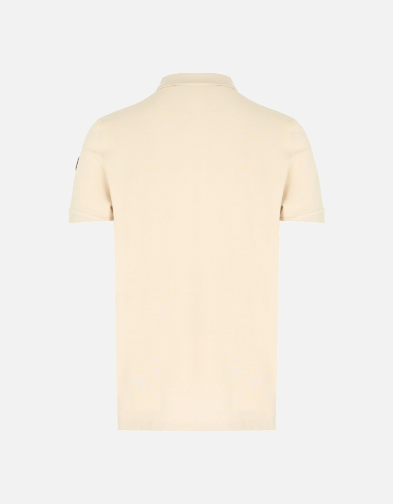Zip Polo Beige