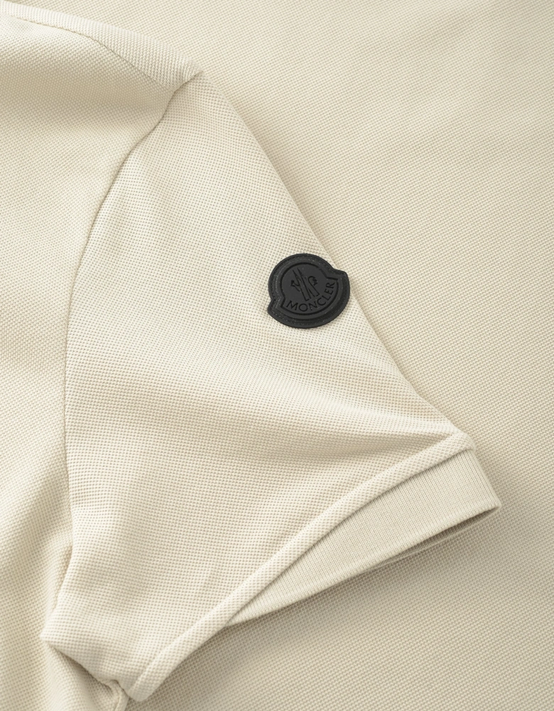 Zip Polo Beige