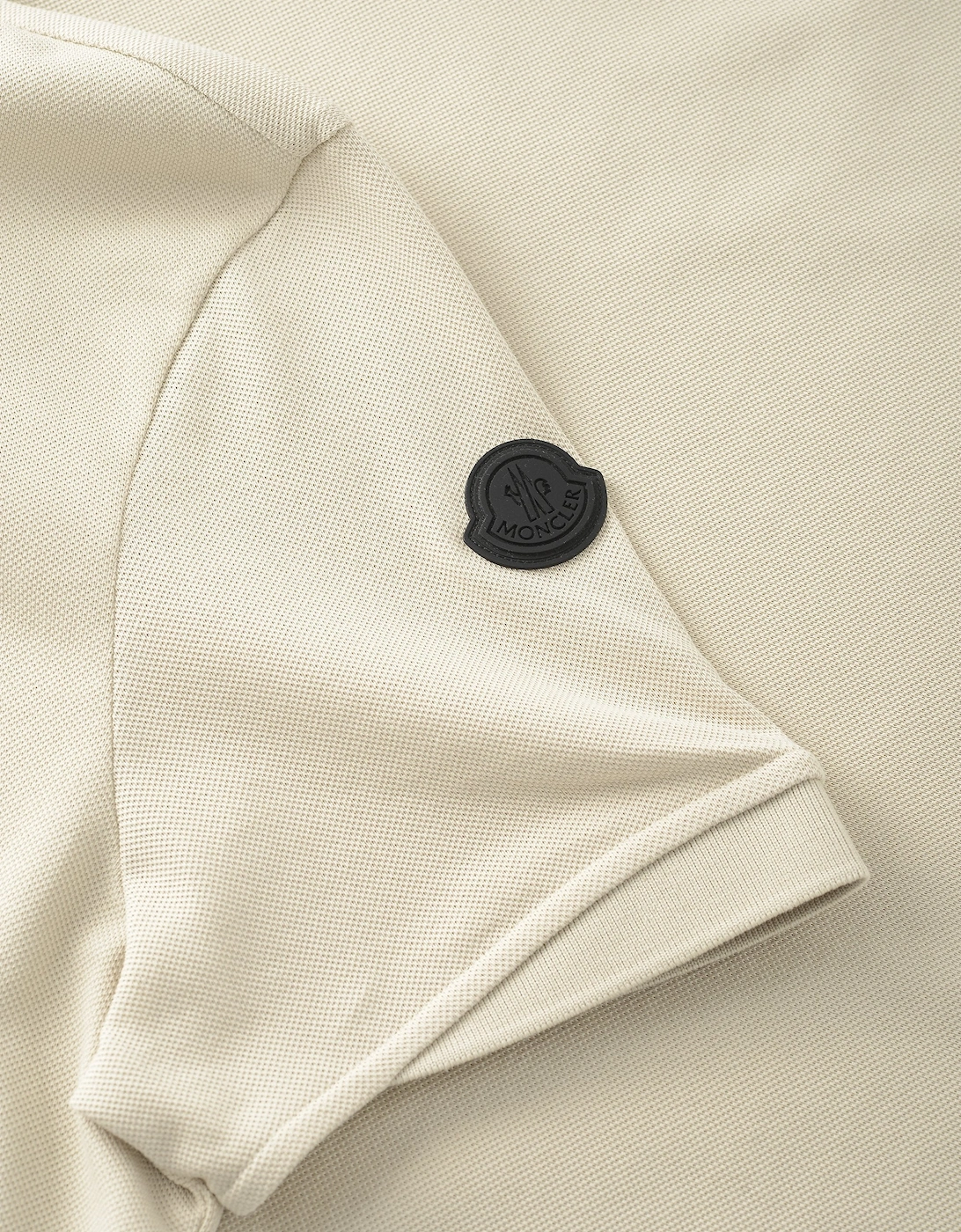 Zip Polo Beige