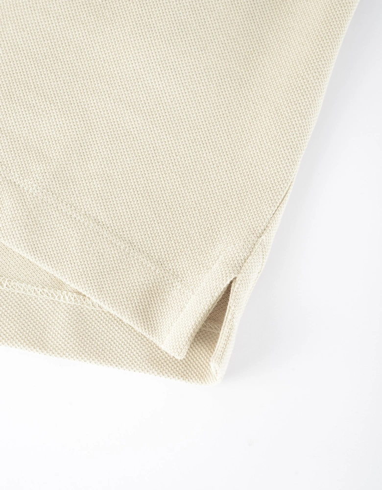 Zip Polo Beige