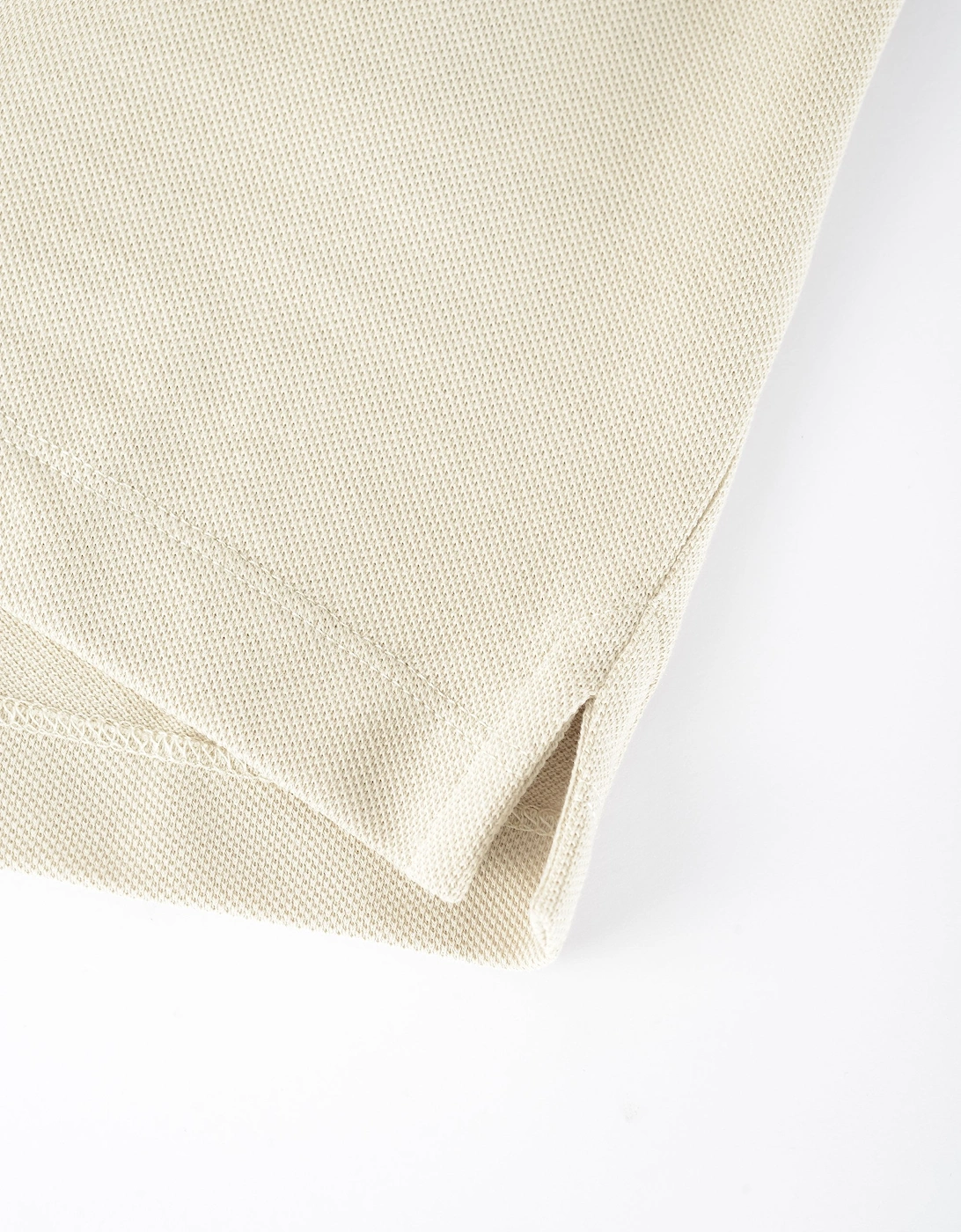 Zip Polo Beige