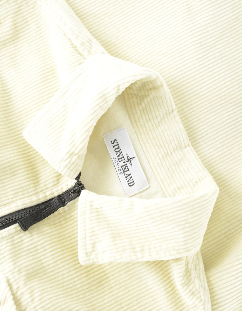 Kids S0199 Corduroy Overshirt Ivory
