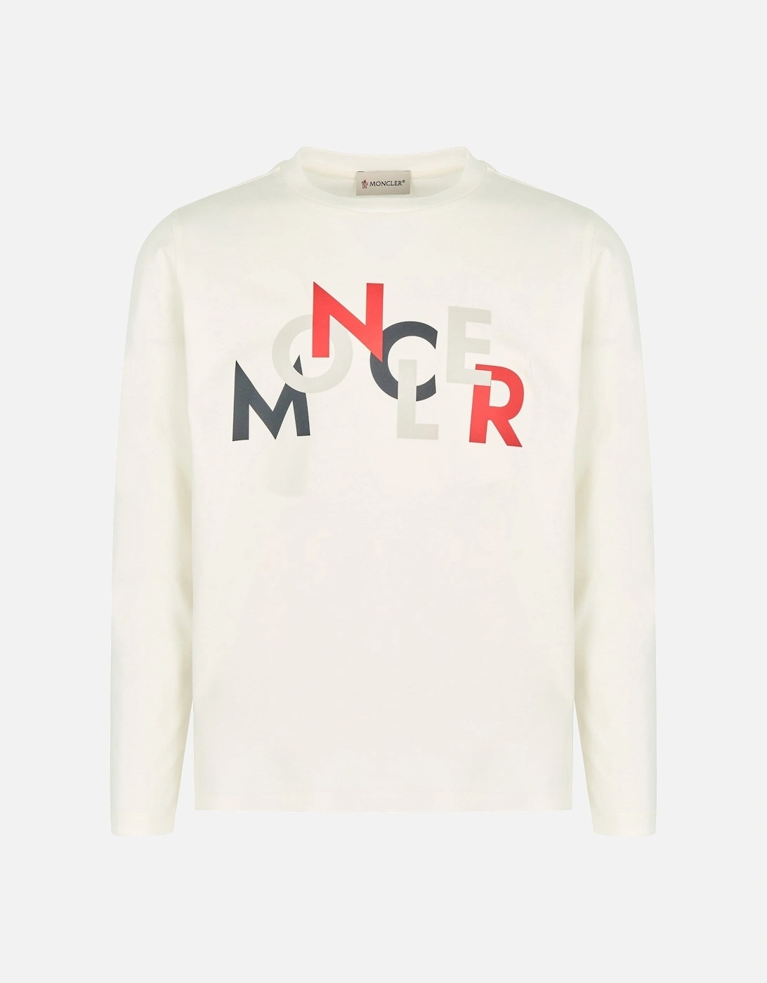 Kids LS Branded T-shirt White, 5 of 4