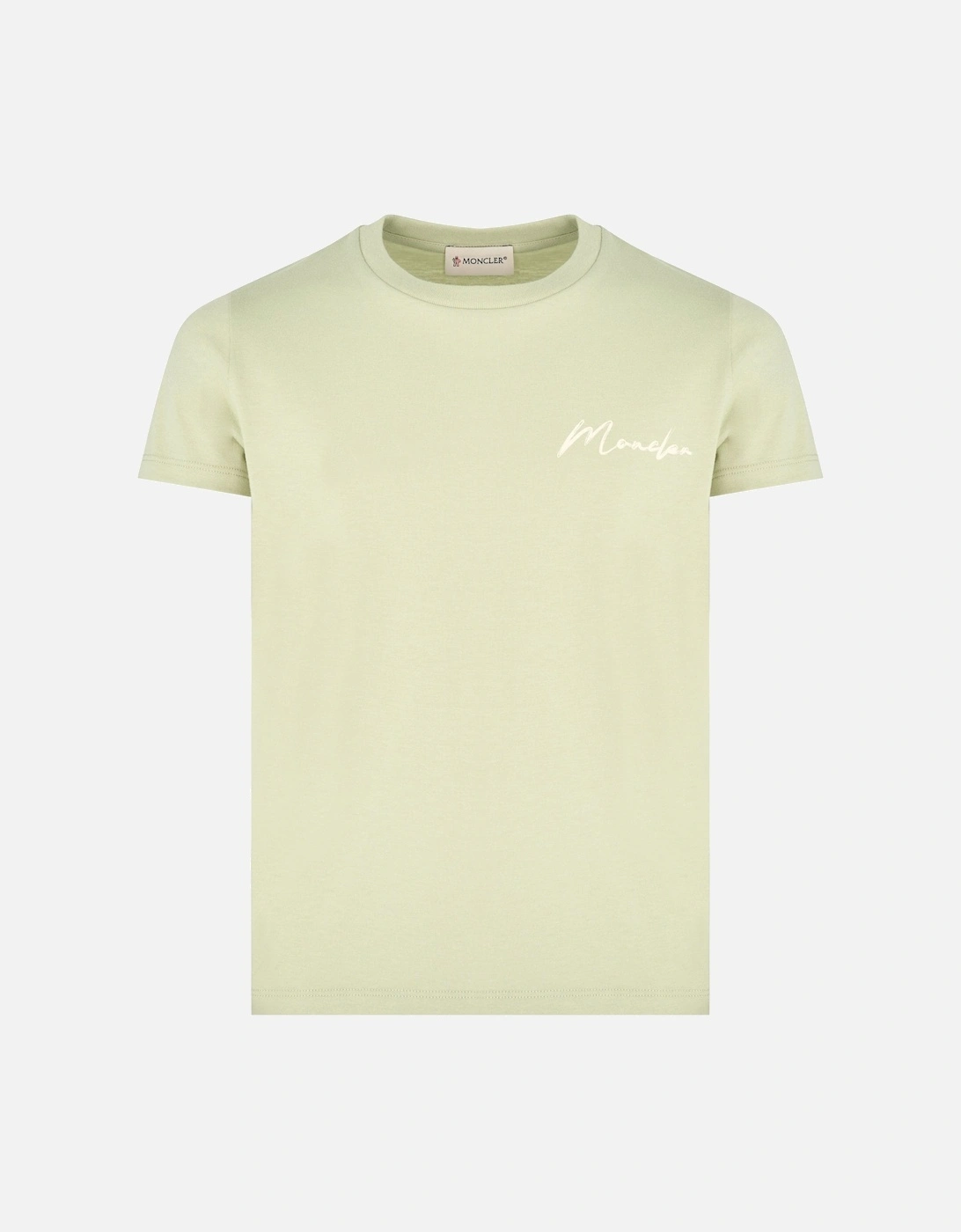 Kids Branded Cotton T-shirt Green, 5 of 4