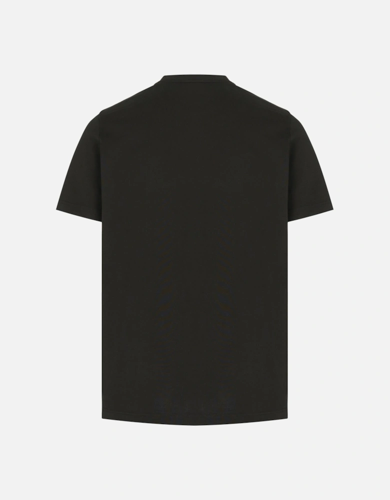 Branded Cotton T-shirt Black