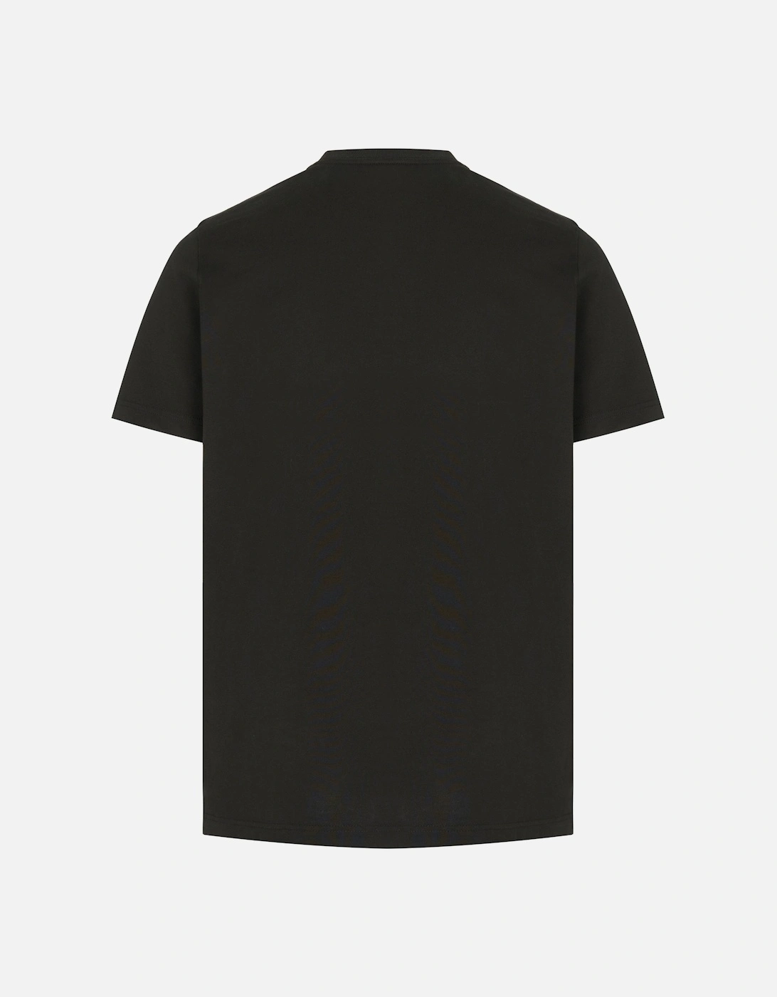 Branded Cotton T-shirt Black