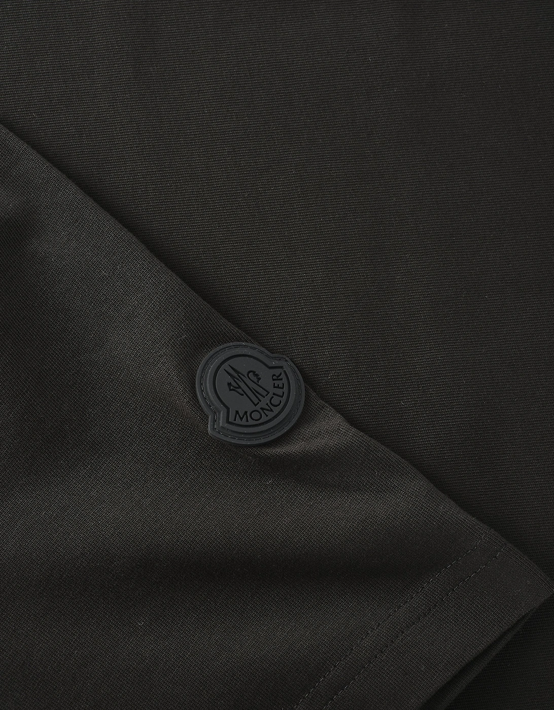 Branded Cotton T-shirt Black