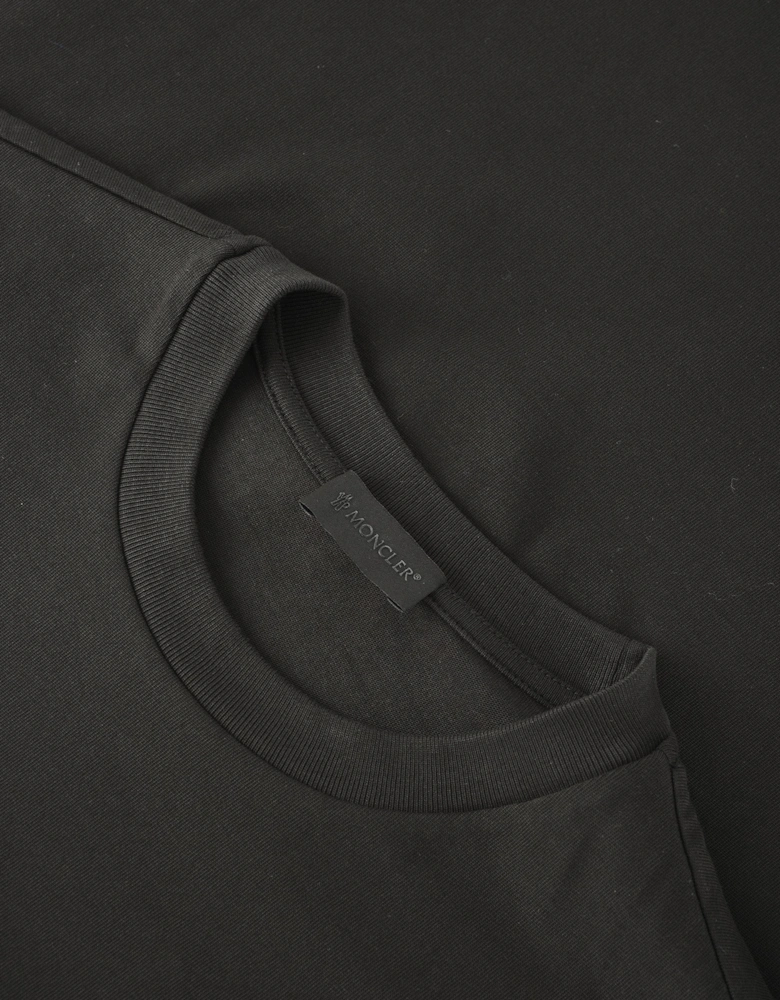 Branded Cotton T-shirt Black