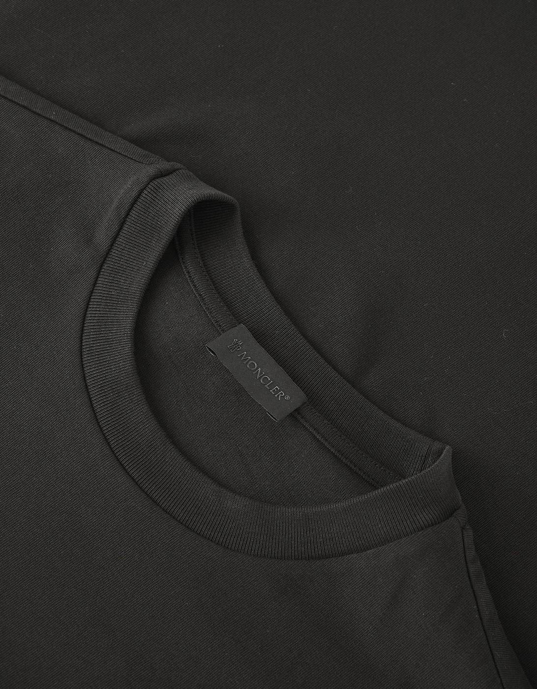 Branded Cotton T-shirt Black