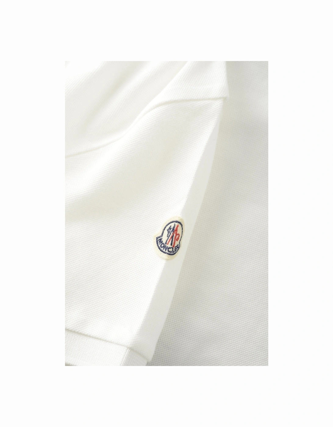 Kids Trim Collar Polo White