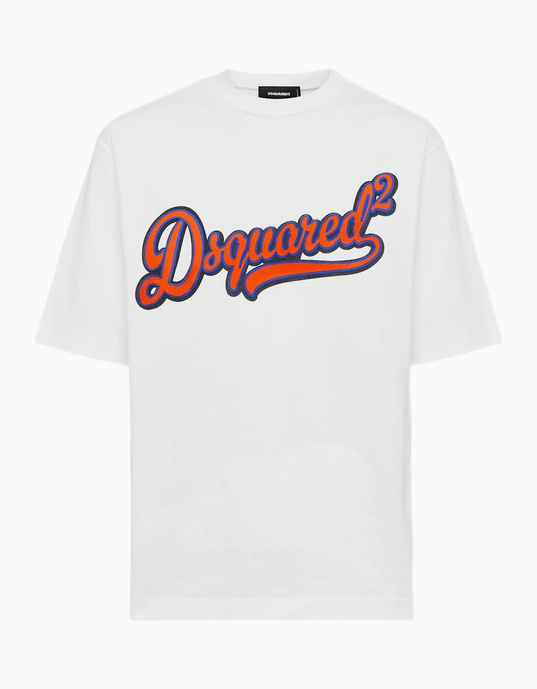 Dsquared2 Dsquared2 Men's College Logo Loose Fit T-shirt White